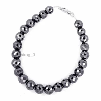 Bracelet Round Faceted Beads 8mm 7 (1)