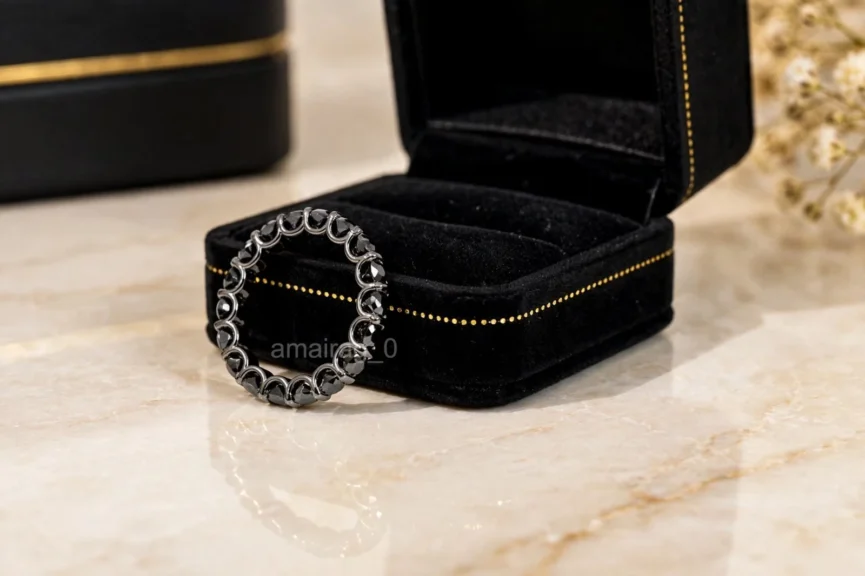 Band Black Rhodium Plated 1