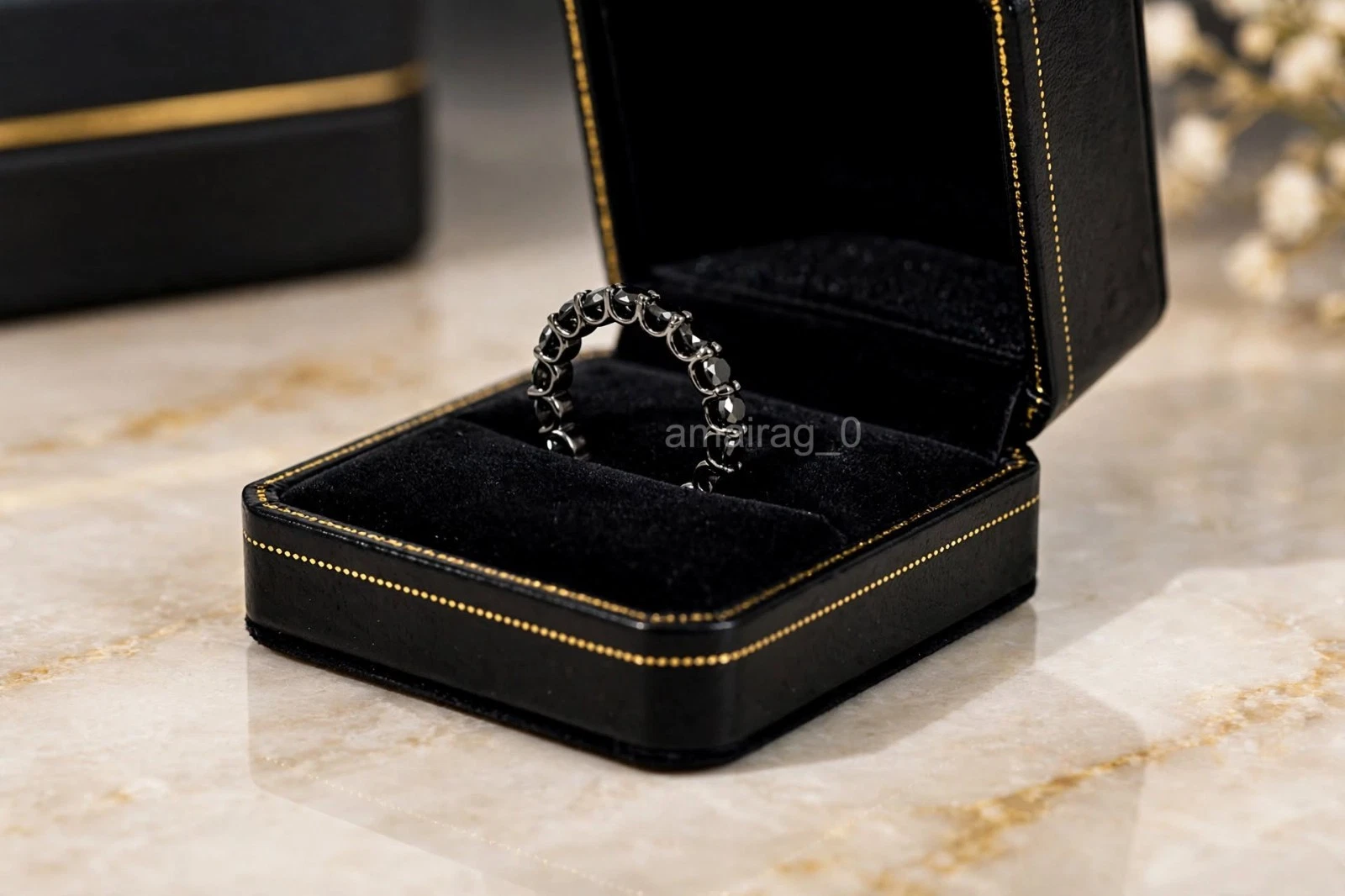 Band Black Rhodium Plated 2