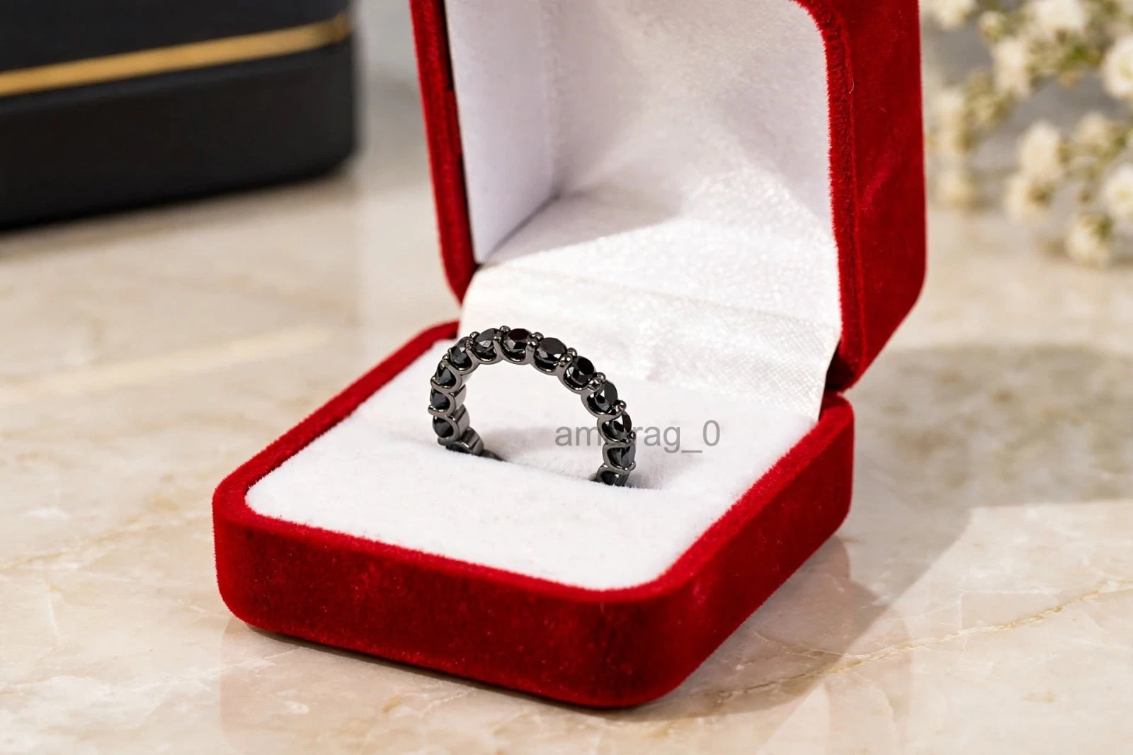 Band Black Rhodium Plated 3