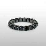 Band Black Rhodium Plated 4