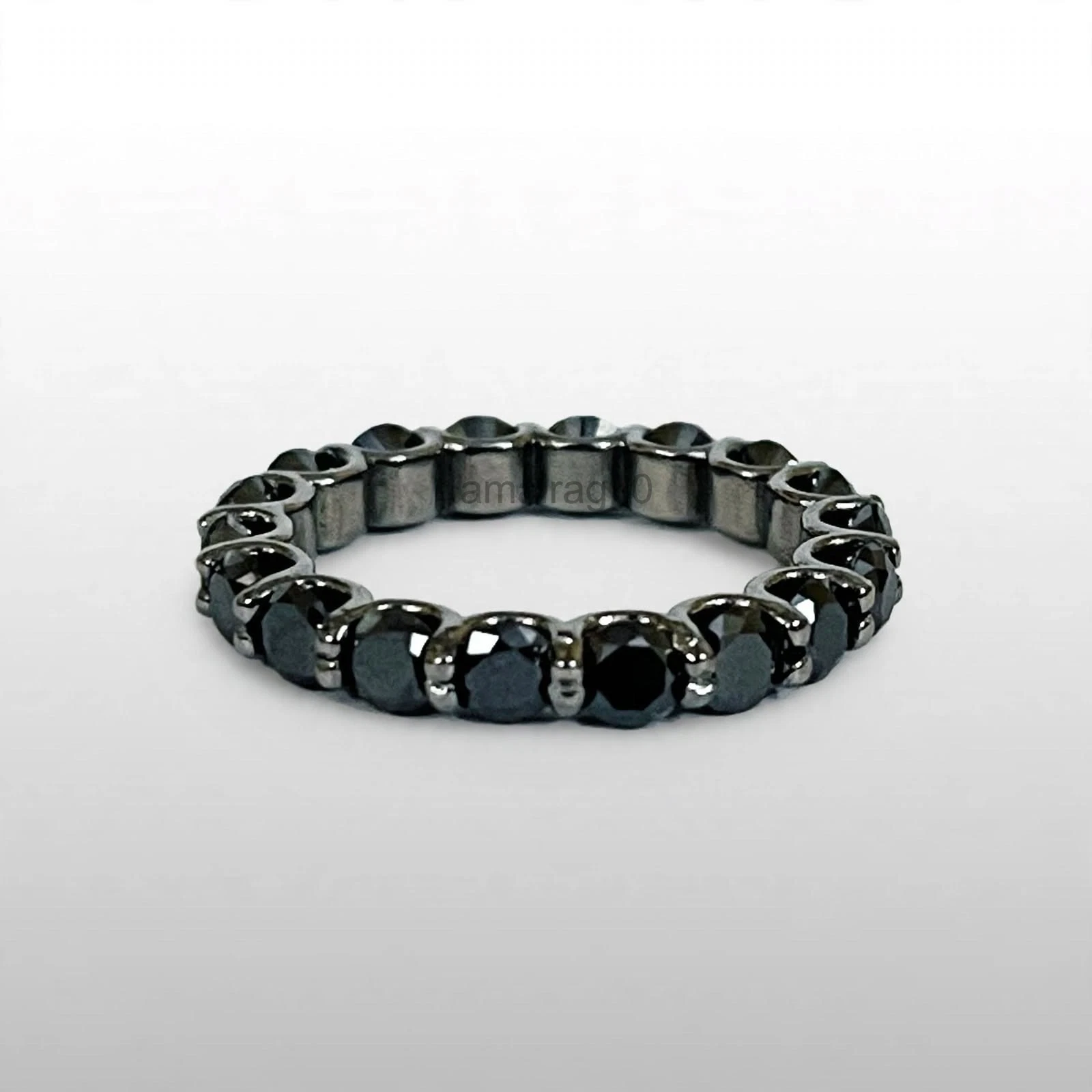 Band Black Rhodium Plated 4
