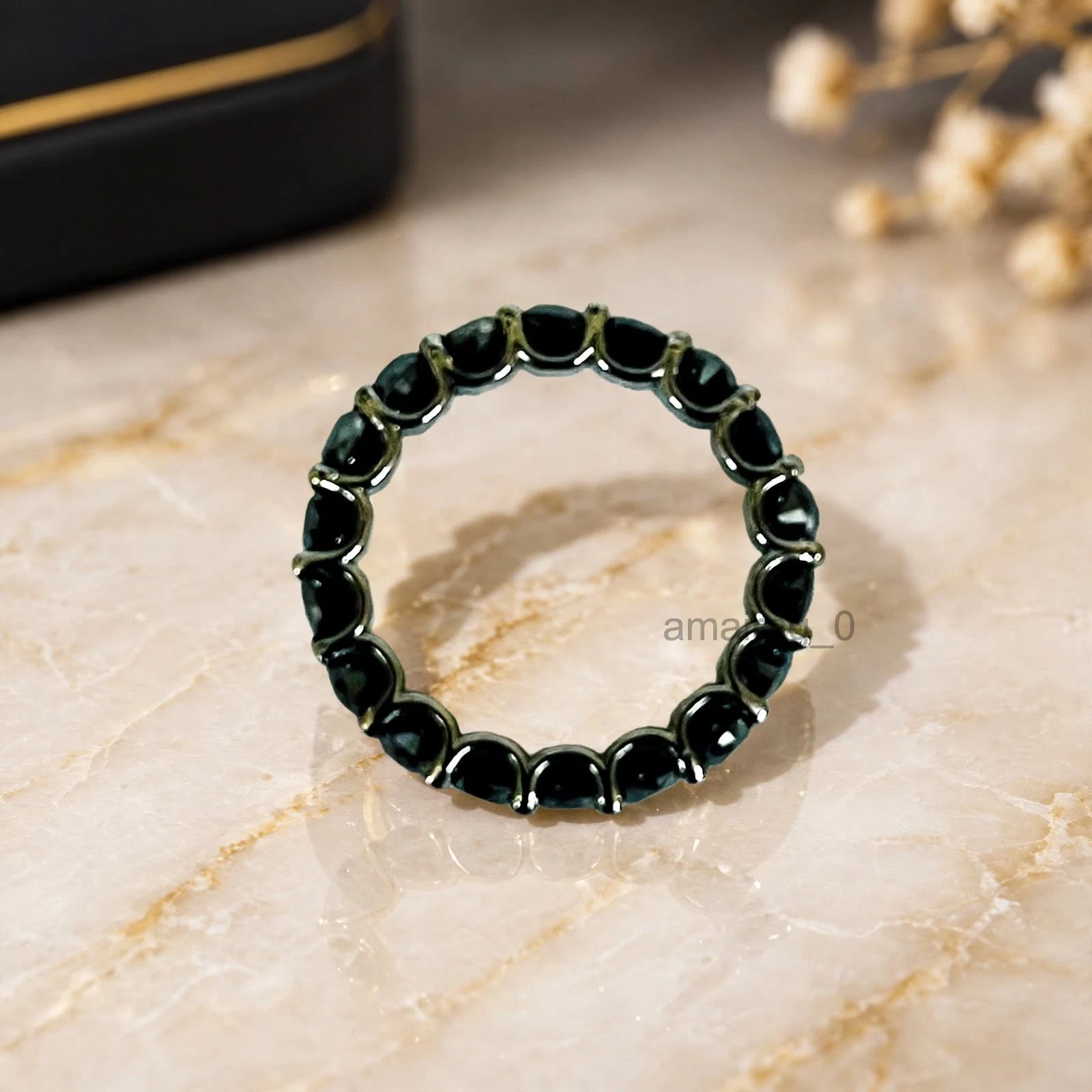 Band Black Rhodium Plated
