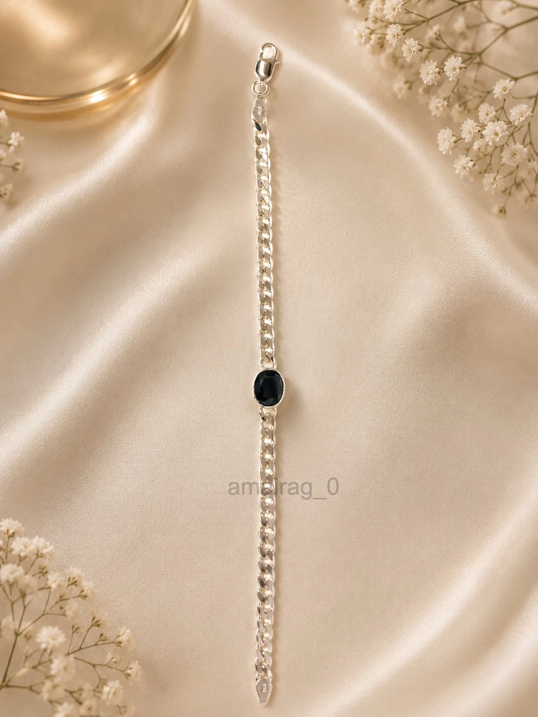 Black Diamond Mens Bracelet 3