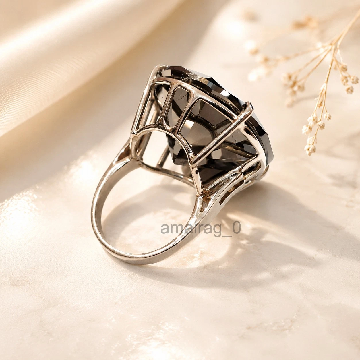 Black Diamond Ring 150 ct (1)