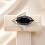 Black Diamond Ring 5 Ct 2