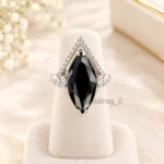 Black Diamond Ring 5 Ct 4
