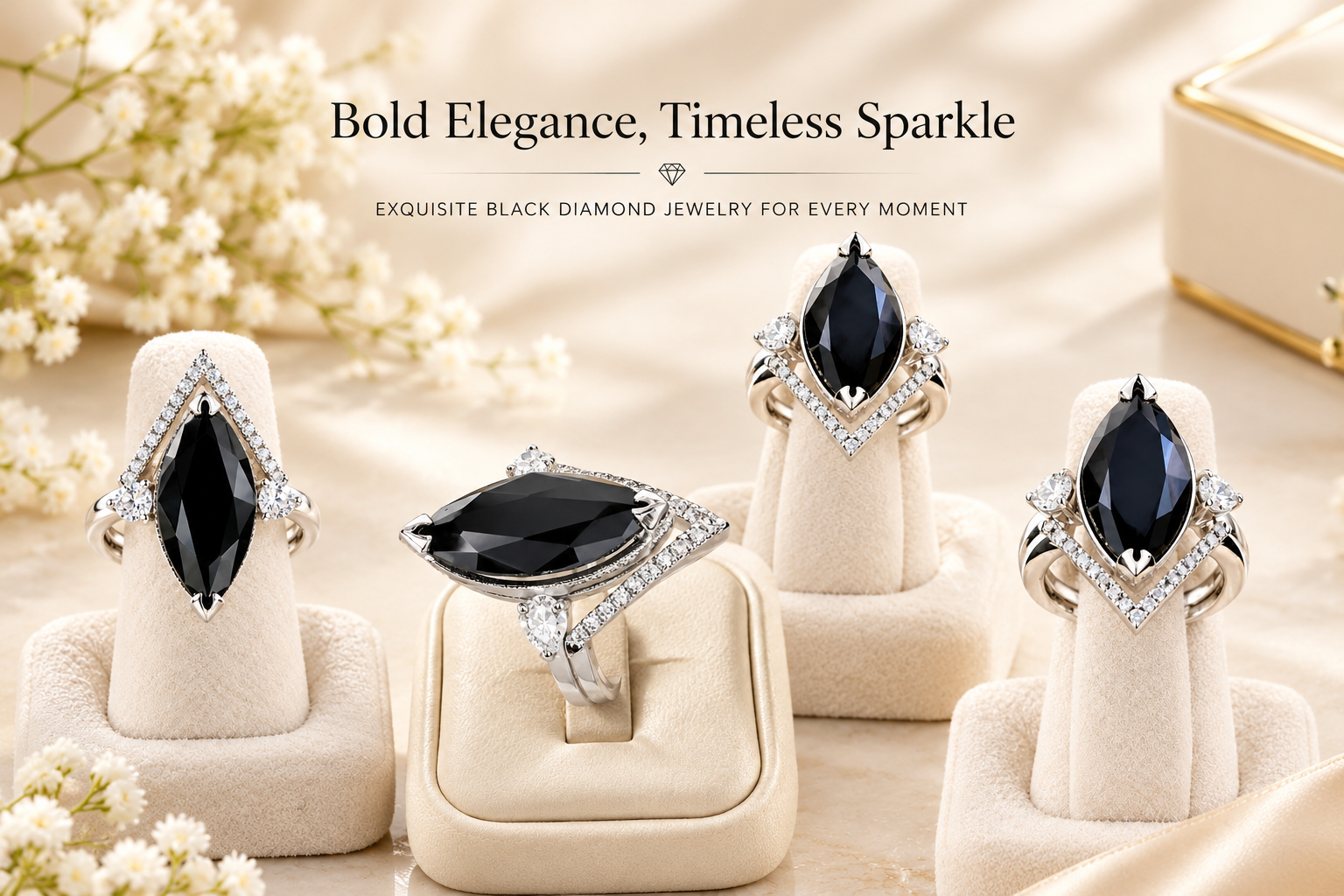 Black Diamond Ring 5 Ct banner