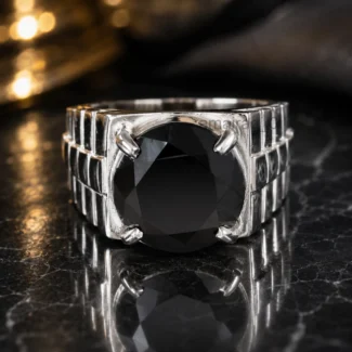 Black Diamond Ring 5.25 Ct (1)