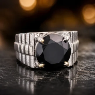 Black Diamond Ring 5.25 Ct (3)