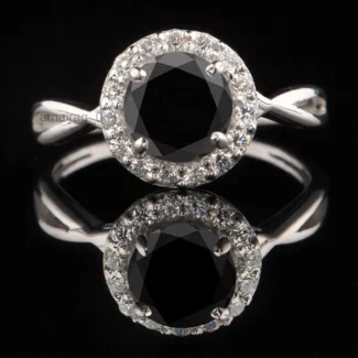 Black Diamond Ring Carbonado