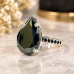 Black Diamond Ring Pear 1