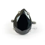 Black Diamond Ring Pear 4