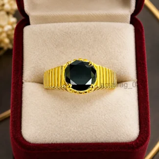 Black Diamond Ring Yellow