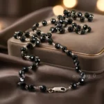 Black Necklace 6mm 36 (1)