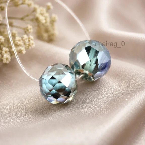 Blue Diamond Beads 3