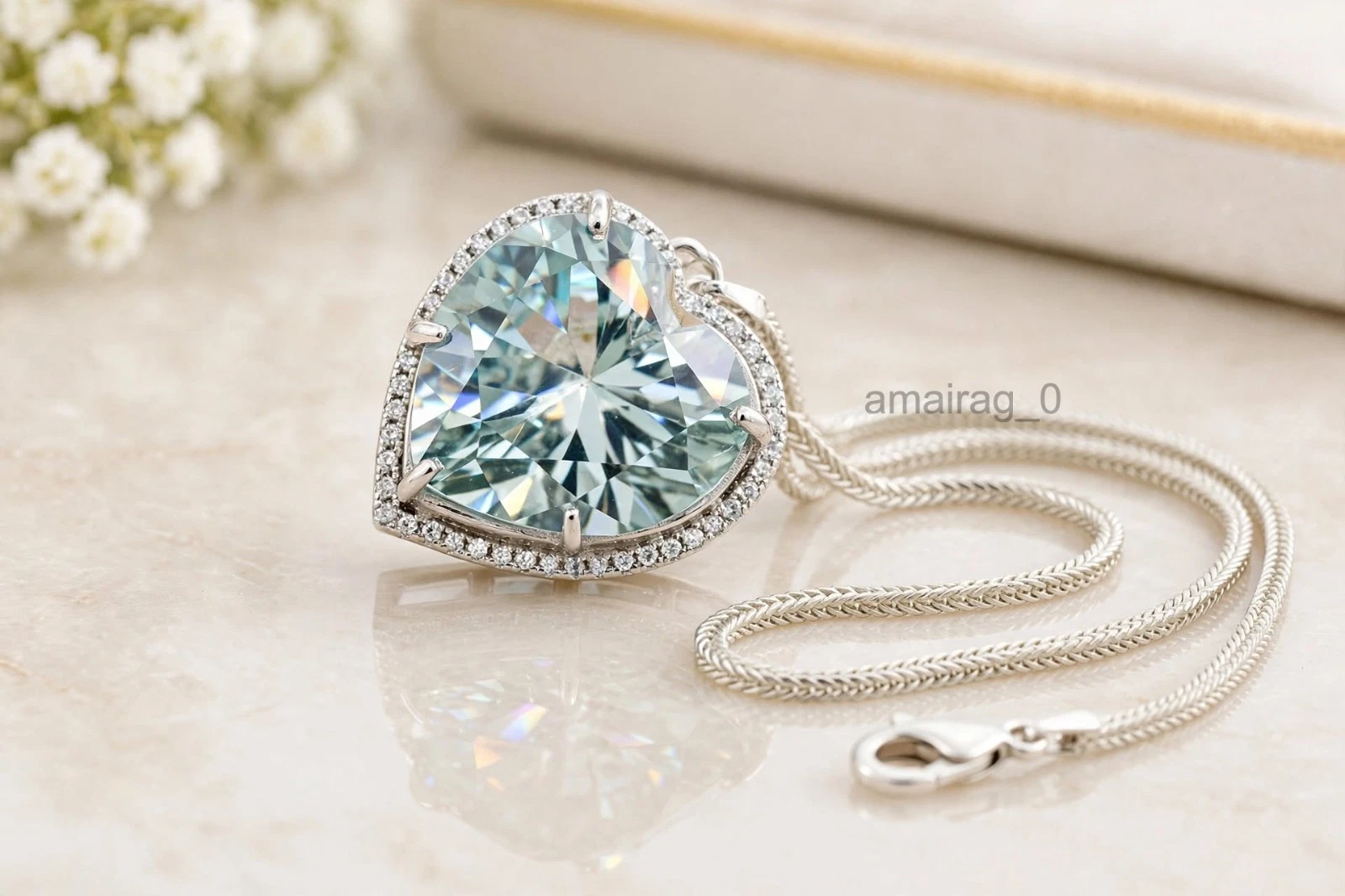 Blue Diamond Pendant 2