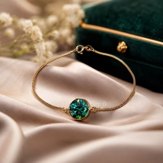 Blue Treated Diamond Bracelet 1