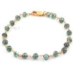 Blue Treated Diamond Bracelet 6mm 4