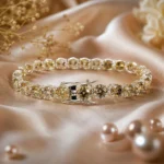 Champagne Diamond Tennis Bracelet