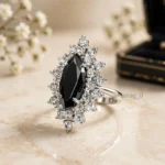 Engagement Ring 4 Ct Black 1