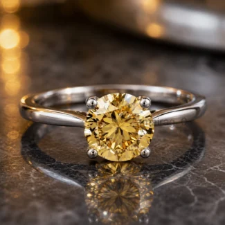 HPHT Champagne 3.50 ct ringss (2)