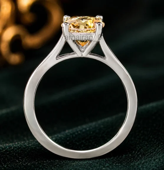 HPHT Champagne 3.50 ct ringss (4)
