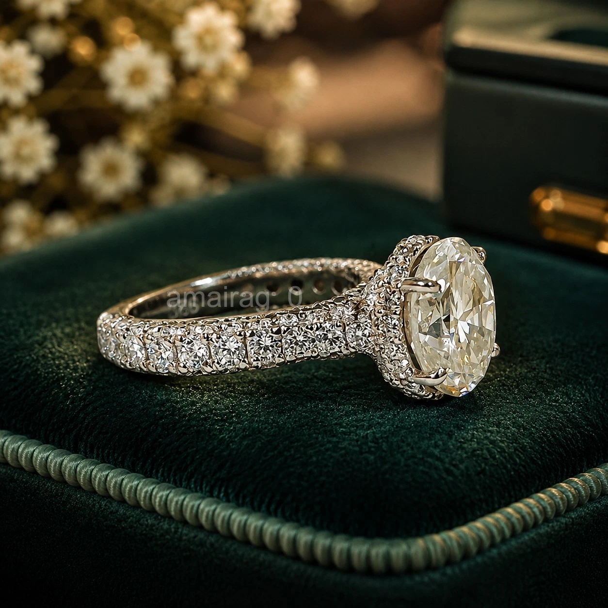 Off White HPHT Diamond Ring 2
