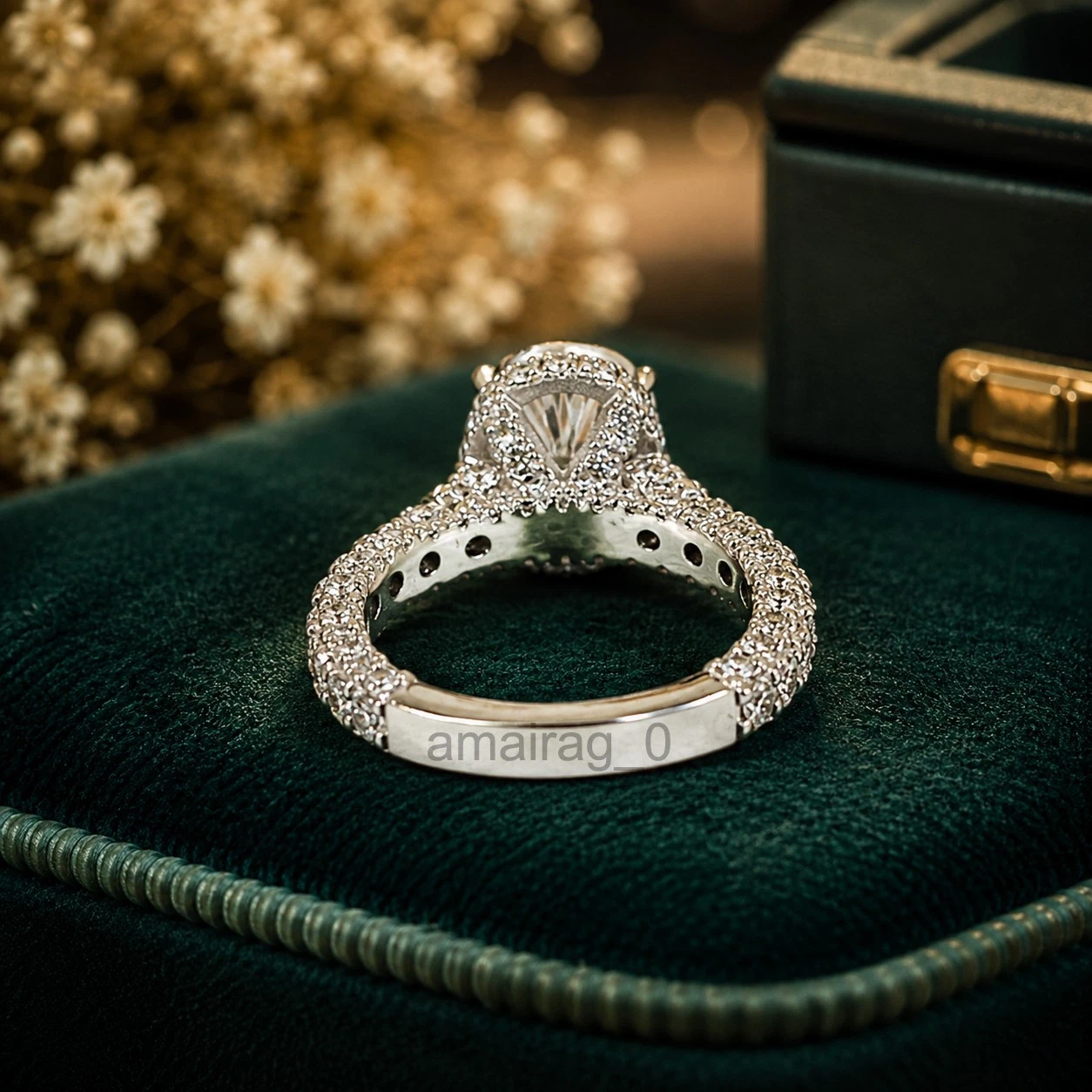 Off White HPHT Diamond Ring 3