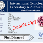Pink Certificate