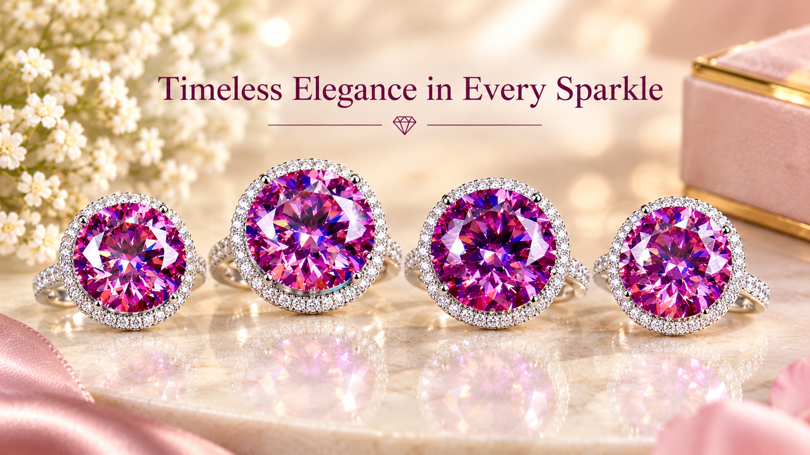 Pink Halo Ring 10 Ct 925 (1) banner