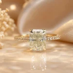 Radiant Cut 5 Ct Off White HPHT (1)