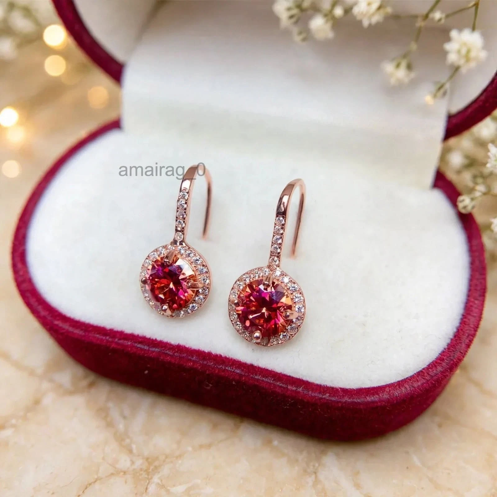 Stud Earrings Rose Gold 1