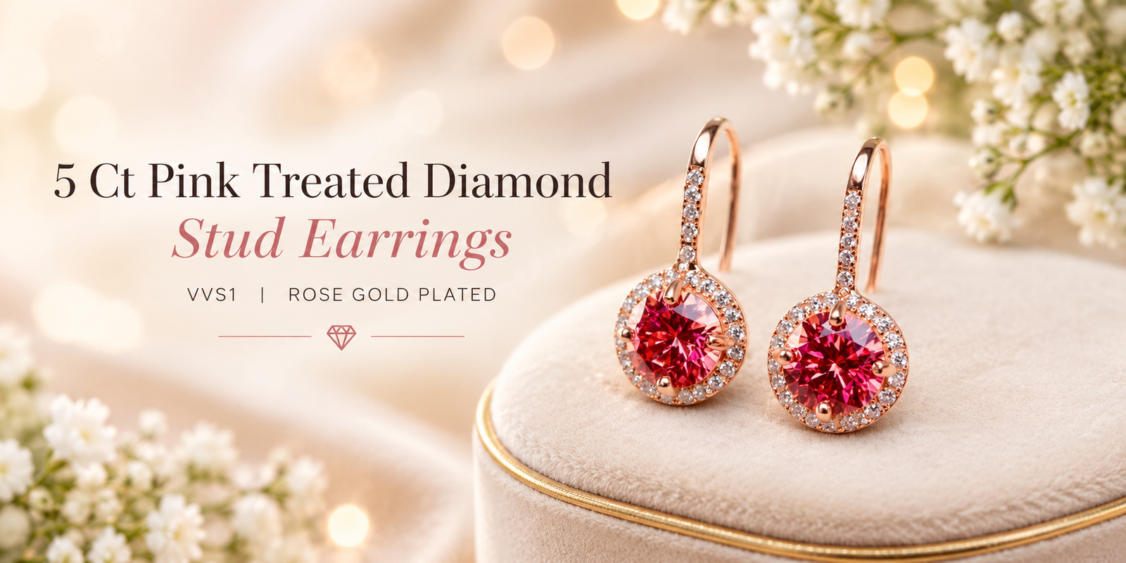 Stud Earrings Rose Gold banner