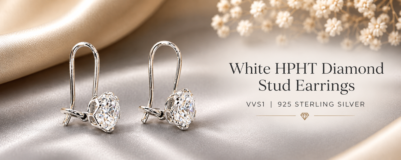 Stud Earrings Sterling Silver banner