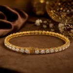 White Diamond Unisex Tennis Bracelet 2