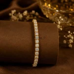 White Diamond Unisex Tennis Bracelet 4